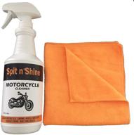 средство для чистки мотоциклов spit shine из микрофибры логотип
