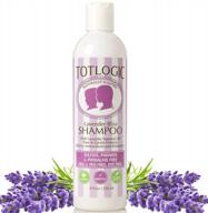 gentle and nourishing: totlogic lavender bliss baby shampoo, sulfate-free, infused with natural botanicals and antioxidants, 8 oz logo
