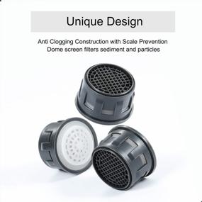 img 2 attached to UMIRIO Bathroom Faucet Aerator Replacement Set - Standard Filter Restrictor End Kit For Lavatory Sink