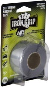 img 3 attached to Gray Self-Fusing Silicone Tape Roll, 1" X 10 Ft - IPG Iron Grip For Tight And Strong Bond