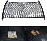 🚗 maximize your car's rear cargo space with the 35x22 inch trunk storage organizer net and mounting kit for hatchback логотип