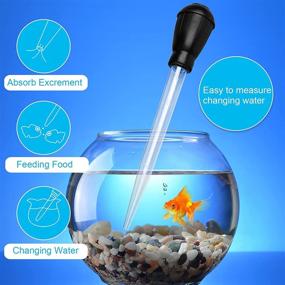 img 1 attached to 🐠 WEAVERBIRD 30ml Manual Fish Tank Water Changer Aquarium Dropper: Clean Pipette Dropper for Efficient Aquarium Waste Removal & Gravel Cleaning Straw