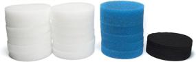 img 1 attached to 📦 Value Pack of Carbon, Coarse, and Fine Filters for Eheim Classic 2215/350 2616151 - 24 Pack