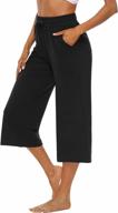 женские повседневные летние капри oyanus: удобные широкие брюки с карманами и кулиской логотип