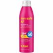 spf 50 sun safe af b.tan sunscreen spray: weightless, quick absorbing & super sheer feel logo
