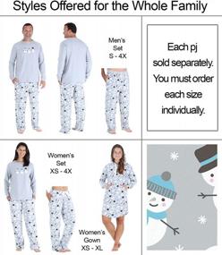 img 3 attached to Cozy Up In Family Matching Christmas Fleece Pajamas From SleepytimePJs!