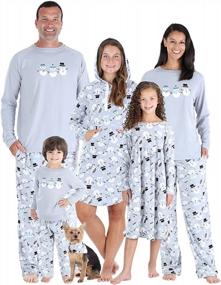img 4 attached to Cozy Up In Family Matching Christmas Fleece Pajamas From SleepytimePJs!