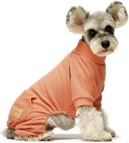 img 2 attached to Fitwarm Turtleneck Thermal Pet Apparel Puppy Pajamas Dog Outfits Cat Onesies Jumpsuits