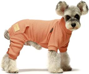 img 3 attached to Fitwarm Turtleneck Thermal Pet Apparel Puppy Pajamas Dog Outfits Cat Onesies Jumpsuits