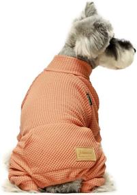 img 4 attached to Fitwarm Turtleneck Thermal Pet Apparel Puppy Pajamas Dog Outfits Cat Onesies Jumpsuits