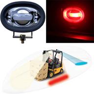 fuguang 8w cree red led forklift safety light - effective zone risk indicator for warehouse forklift trucks! логотип