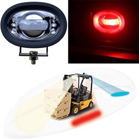 img 4 attached to Fuguang 8W Cree Red LED Forklift Safety Light - Effective Zone Risk Indicator for Warehouse Forklift Trucks!