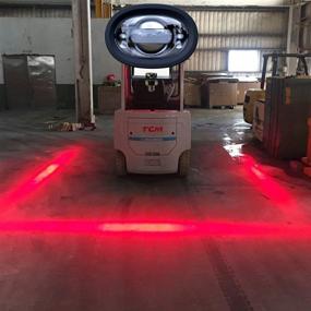 img 3 attached to Fuguang 8W Cree Red LED Forklift Safety Light - Effective Zone Risk Indicator for Warehouse Forklift Trucks!