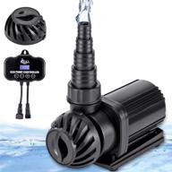 aqqa submersible water pump with controller - variable frequency return pump for marine freshwater, fish tanks, aquariums, fountains, hydroponic ponds - 800-3200 gph logo