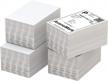avenemark fanfold 4 x 6 direct thermal labels (pack of 2000), thermal shipping labels,500 labels per stack,4 stacks - shipping label for zebra, rollo, munbyn thermal printer logo