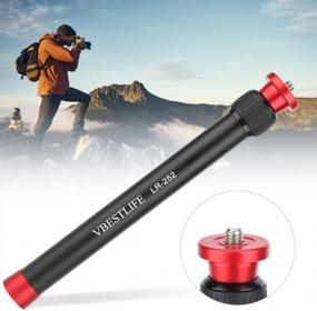 img 3 attached to Vbestlife DSLR Camera Gimbal Extension Pole With Extendable Stick And 3/8'' Thread For Professional Photography