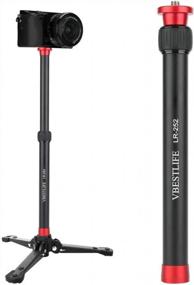 img 4 attached to Vbestlife DSLR Camera Gimbal Extension Pole With Extendable Stick And 3/8'' Thread For Professional Photography