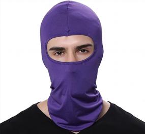 img 3 attached to Ski Balaclava Hood With Skull Design For Outdoor Sports And Cycling By GAMWAY