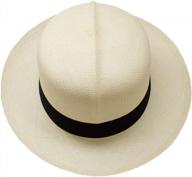 мужская соломенная шляпа gamboa panama | летние пляжные шляпы для мужчин и женщин логотип