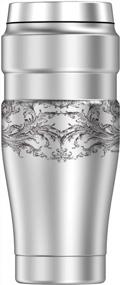 img 3 attached to 16Oz Superman Winged Logo Stainless Steel Travel Tumbler With Vacuum Insulation And Double Wall By THERMOS STAINLESS KING