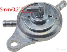 img 2 attached to 🛵 WOOSTAR 3 Way Vacuum Fuel Pump Petcock Valve Replacement for GY6 50cc 125cc 150cc Chinese ATV Moped Scooter - Pack of 2