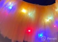 img 1 attached to Turn Heads With The Women'S 5 Layered LED Light Up Tulle Party Tutu Skirt review by Anden Turn