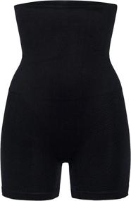 img 1 attached to Flaunt Your Perfect Figure With DODOING Tummy Control Shapewear - High Waist Cincher And Thigh Slimmer Body Shaper For Women