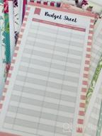 img 1 attached to Track Your Finances With Ease - Set Of 60 A6 Budget Sheets For Budget Planner Binder review by John Wells