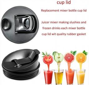 img 1 attached to 32 Oz Cups, Compatible With BL480, BL490, BL640, BL680 For Nutri Ninja Auto IQ Series Blenders (Pack Of 2)