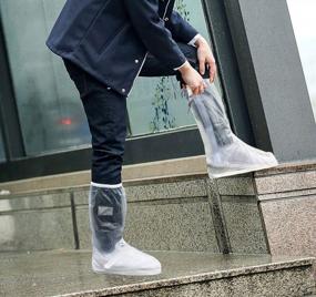 img 1 attached to Stay Dry And Safe With Galashield Waterproof Rain Shoe Covers And Slip-Resistant Galoshes