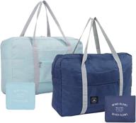 водонепроницаемая складная спортивная сумка объемом 32 л для занятий спортом, тренажерного зала, путешествий и хранения багажа - идеально подходит для мужчин и женщин логотип