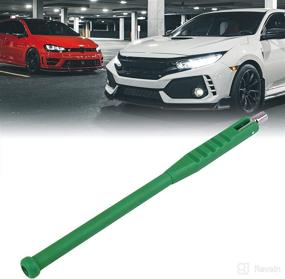 img 3 attached to 🔧 Efficient Green Tire Valve Stem Tool: X AUTOHAUX Universal Quick Remover for Easy Tire Repair