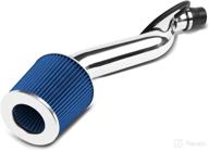 dna motoring itk-0065-bl blue air intake kit with filter system [fits 1988-1991 honda civic/crx] логотип