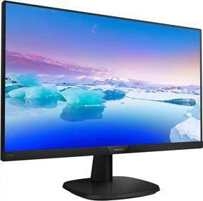 img 1 attached to ⚡️ Philips 243V7QJAB EnergyStar Efficient Replacement Computer Monitor – 23.8", 1920X1080P, 60Hz, EasyRead Mode, Flicker-Free, Tilt Adjustment, Frameless Design, IPS Panel