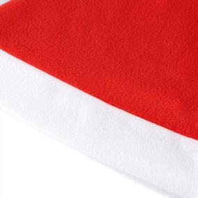 img 1 attached to Bulk Christmas Santa Hats For Adults - Classic Red Xmas Holiday Party Costume