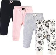 organic cotton pants for 👶 baby girls by touched by nature logo