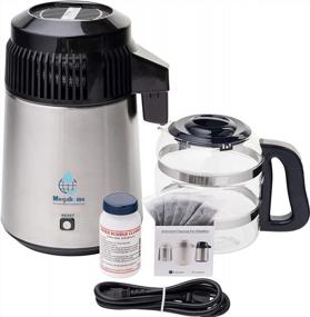 img 2 attached to Stainless Steel Megahome Countertop Water Distiller With Glass Collection Tank