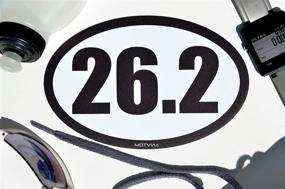 img 3 attached to 🏆 Motvia 26.2 Marathon Car Magnet - 4.25&#34; x 6&#34; | Waterproof & UV Fade Resistant