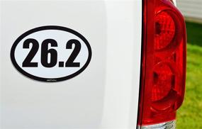 img 2 attached to 🏆 Motvia 26.2 Marathon Car Magnet - 4.25&#34; x 6&#34; | Waterproof & UV Fade Resistant