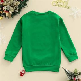 img 2 attached to Toddler Christmas Sweatshirt Pullover Clothes Apparel & Accessories Baby Boys : Clothing