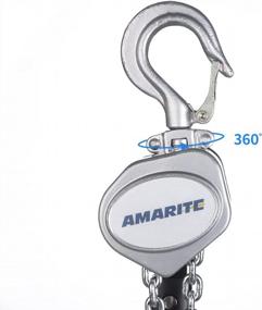 img 3 attached to Мини-рычажная цепная таль Amarite 1/2 тонны, малый подъемник 1100 фунтов 5 футов, весит всего 5,8 фунта