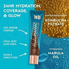 img 3 attached to Get Dewy SPF Coverage With Urban Decay'S 24HR Hydromaniac Tinted Moisturizer: Infused With Kombucha Filtrate And Marula Oil