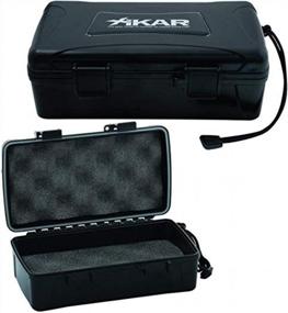 img 3 attached to Xikar 210Xi: The Ultimate Black Cigar Travel Carrying Case With Watertight And Crushproof Protection For 10 Cigars And Humidification
