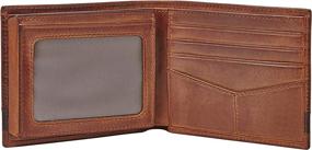 img 2 attached to 💼 Fossil Men's Brown Bifold Wallet - Top Rated Wallets, Card Cases & Money Organizers for Men's Accessories