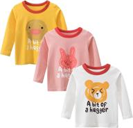 👚 kumary three-pack sleeve girls' clothing - tops, tees & blouses for toddlers logo