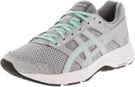 asics gel contend running metropolis fuchsia women's shoes at athletic logo