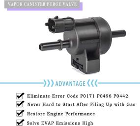 img 2 attached to 🚗 High-Quality EVAP Vapor Canister Purge Valve for 1.8L Chevy Cruze Chevrolet Sonic 2011-2018 | Replacement for 55567453 CP780 PV703