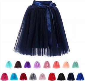 img 4 attached to 💃 Babyonline Womens 6 Layer Tulle Tutu Skirt: Perfect Wedding Underskirt & Bridal Skirt