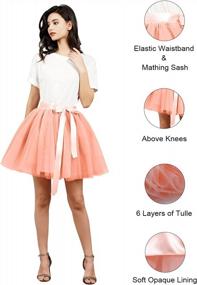 img 2 attached to 💃 Babyonline Womens 6 Layer Tulle Tutu Skirt: Perfect Wedding Underskirt & Bridal Skirt