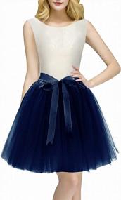img 3 attached to 💃 Babyonline Womens 6 Layer Tulle Tutu Skirt: Perfect Wedding Underskirt & Bridal Skirt